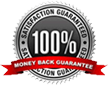 100 Percent Money Back Guarantee Seal